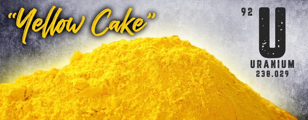 Yellocake uranium powder