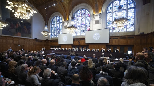 The case against Israel opened in the ICJ yesterday