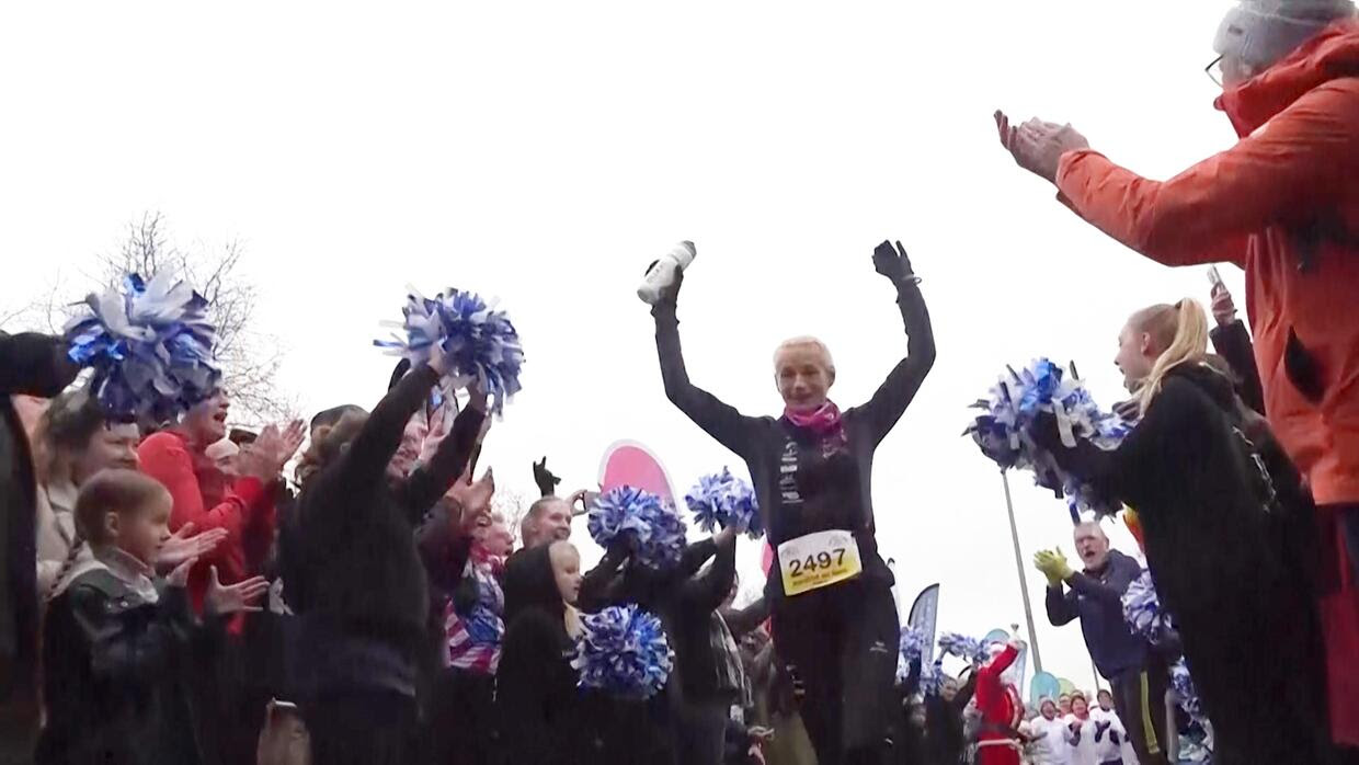 Esta atleta de 55 años espera haber roto un récord Guinness en 2024