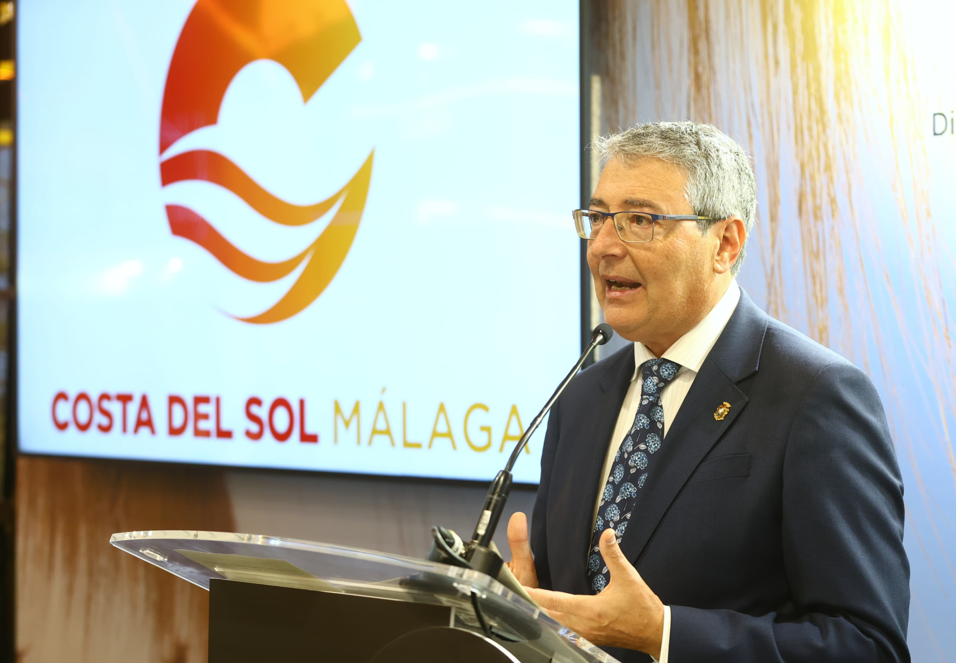 El presidente de la Diputación de Málaga, Francisco Salado