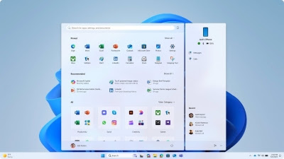 El nuevo menú de incio de Windows 11 se adapta al tamaño de la pantalla y permite navegar por las apps intaladas