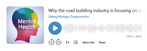 Talking Michigan Transportation Mental Health podcast player