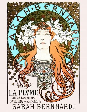 How Mucha Transformed Actor Sarah Bernhardt Into an Art Nouveau Star