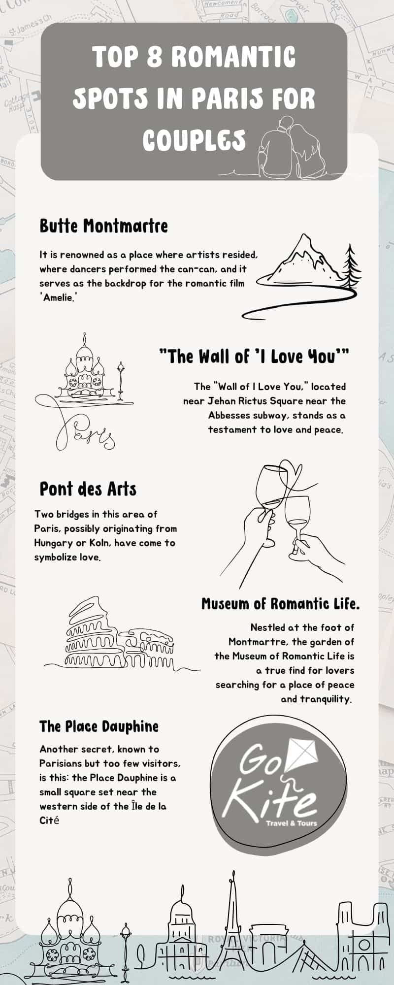 Romantic Spots in Paris