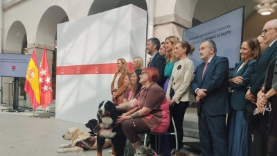 La labor de los perros de apoyo en juzgados para menores: crece un 25% en 2024 y llegará también a mujeres víctimas