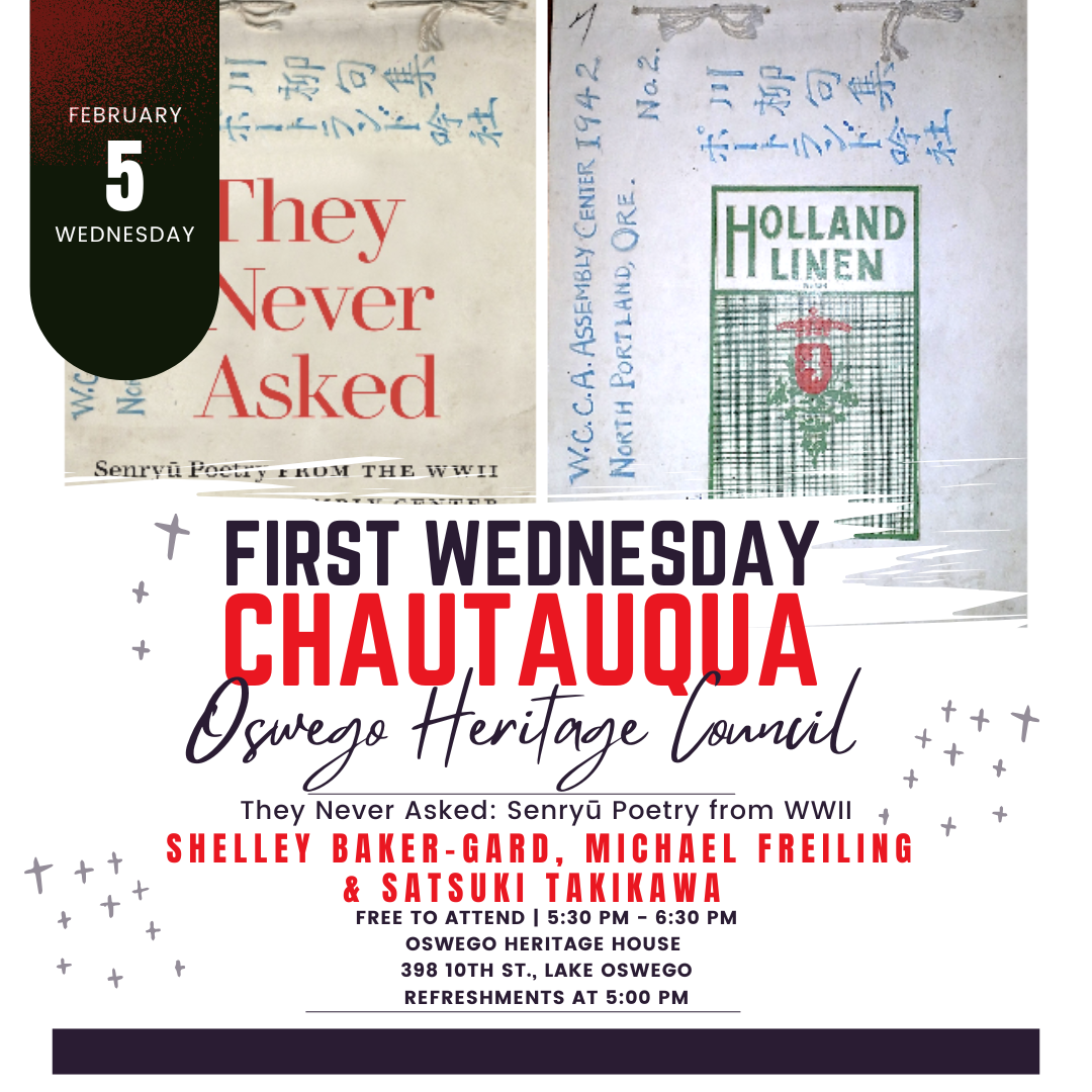 February 5th Chautauqua: They Never Asked: Senryu Poetry from WWII