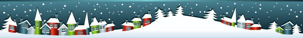 Decorative Winter Banner.