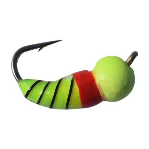 Image of CHARTREUSE RED TUNGSTEN AKUA JIG SKUD