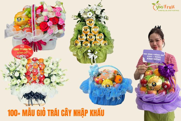 Shop bán giỏ trái cây nhập khẩu giá tốt tại khu Ecopark