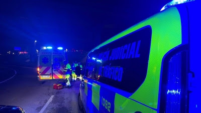 En estado muy grave un motorista de 42 años al salirse de la M-506 en Alcorcón