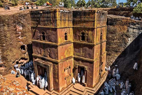 The Church of St. George in Ethiopia