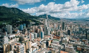 Bogotá, capital de Colombia.