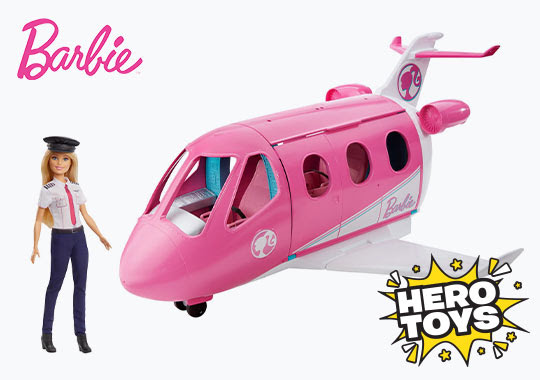 Barbie Dream Plane with Pilot Doll