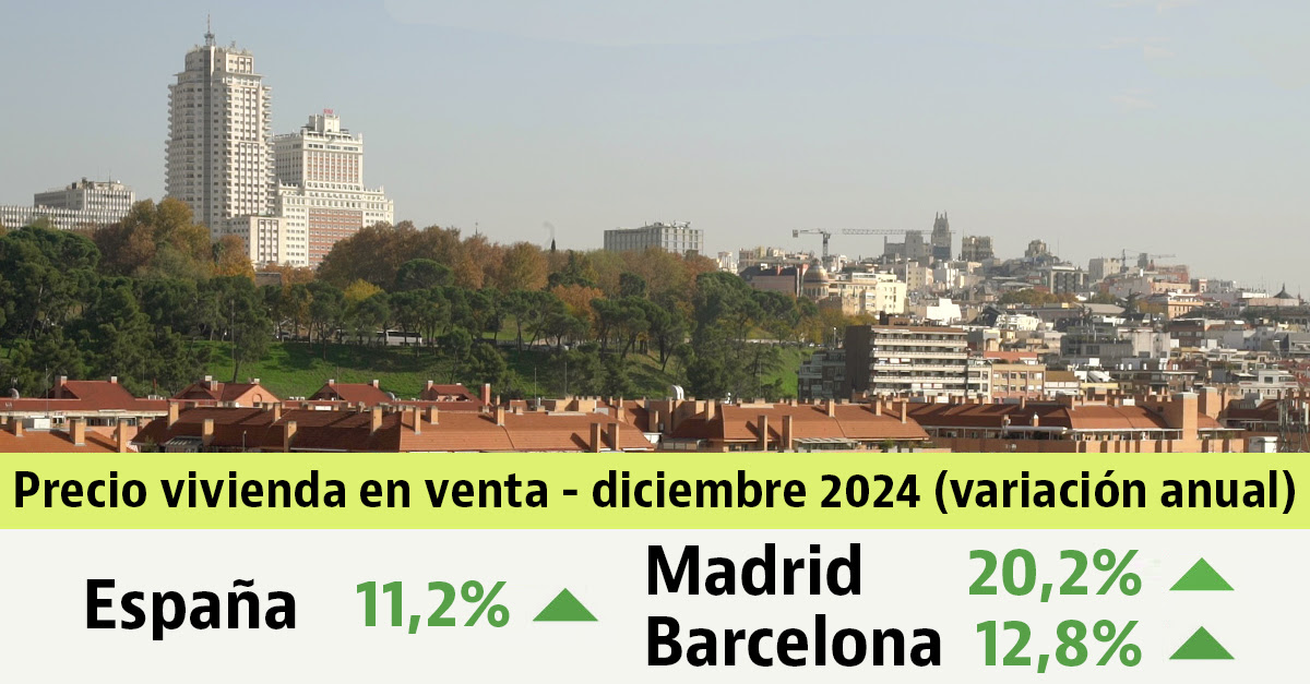 Informe de precios vivienda usada en diciembre de 2024