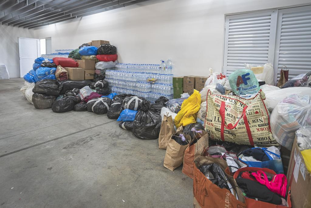 Donativos arrecadados em prol das vítimas das enchentes no Rio Grande do Sul (YO! Studio)