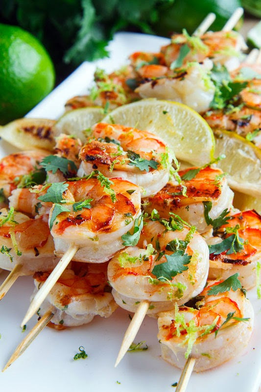 Cilantro Lime Grilled Shrimp