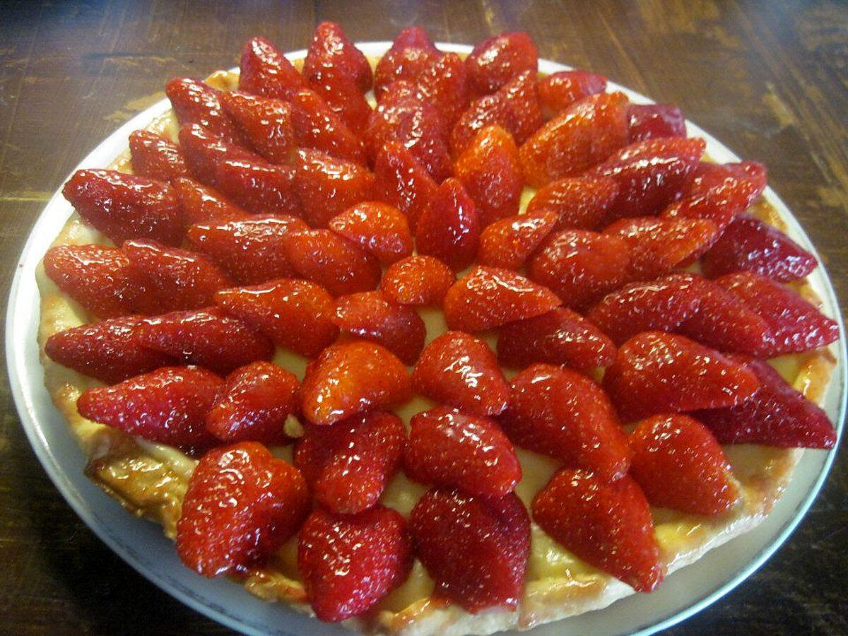 Tarte aux fraises.crème pâtissière. Tarte-aux-fraises-creme-patissiere-2