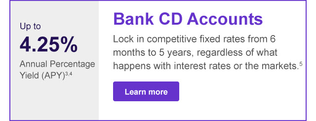 Bank CD accounts