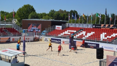 Madrid reúne del 8 al 18 a más de 100 deportistas de 25 países en el Voley Playa Beach Pro Tour Futures