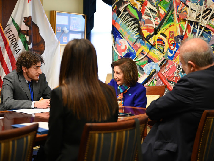 Présidente émérite de la Chambre des représentants, Nancy Pelosi