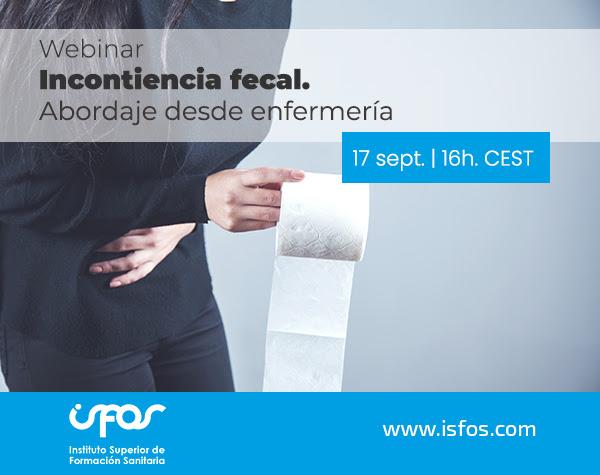 WEBINAR: Incontinencia fecal. Abordaje desde enfermería