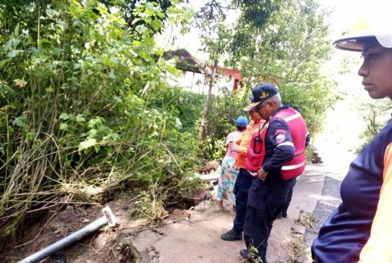 Lluvia causa estragos en Sucre mientras autoridades monitorean paso de huracán Beryl