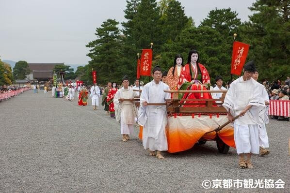 平安時代婦人列 清少納言と紫式部（写真提供：京都市観光協会）