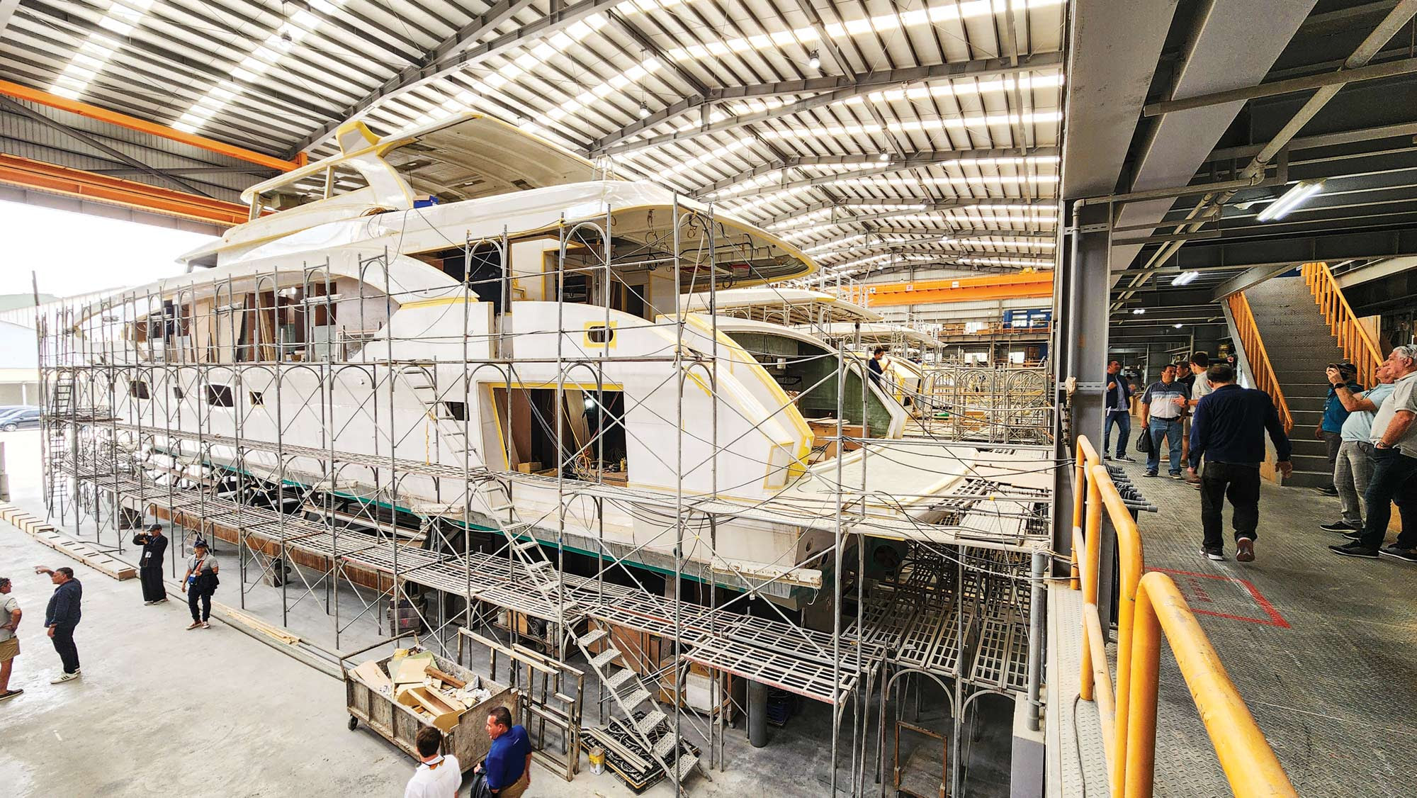 Horizon Yachts factory floor