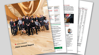 Air Canada Issues Annual Report Highlighting its Achievements in 2023 (CNW Group/Air Canada)