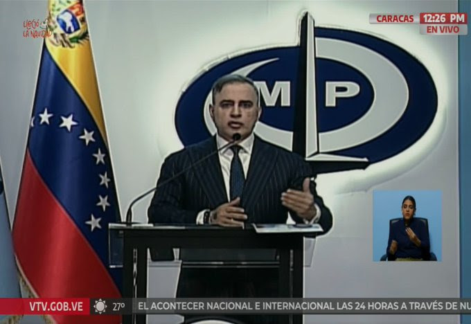 Tarek William Saab: No son presos políticos son criminales y serán castigados 