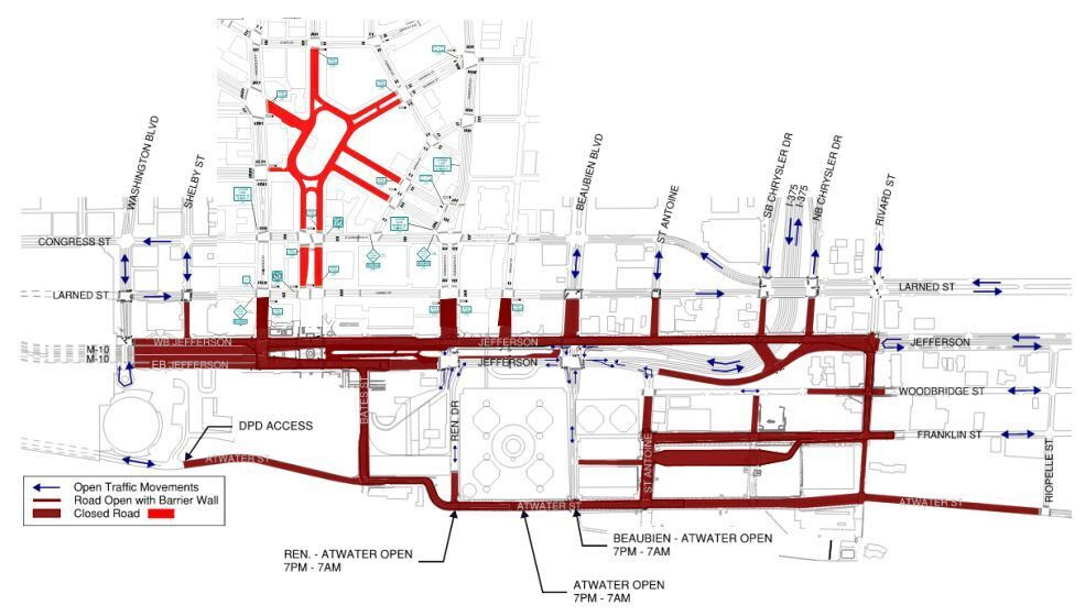 Road Closures for Grand Prix 2024