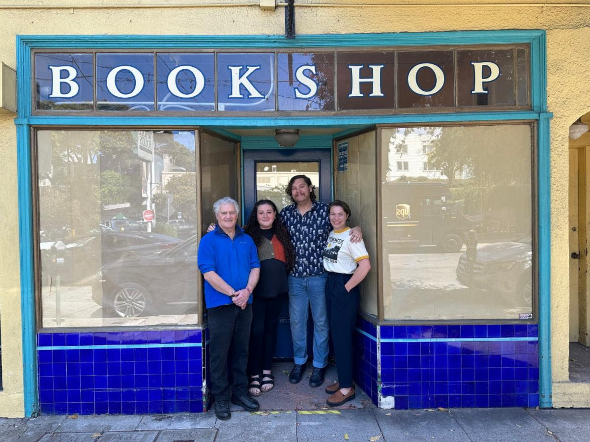 Pictured: The future Noe Valley books with four very excited booksellers!