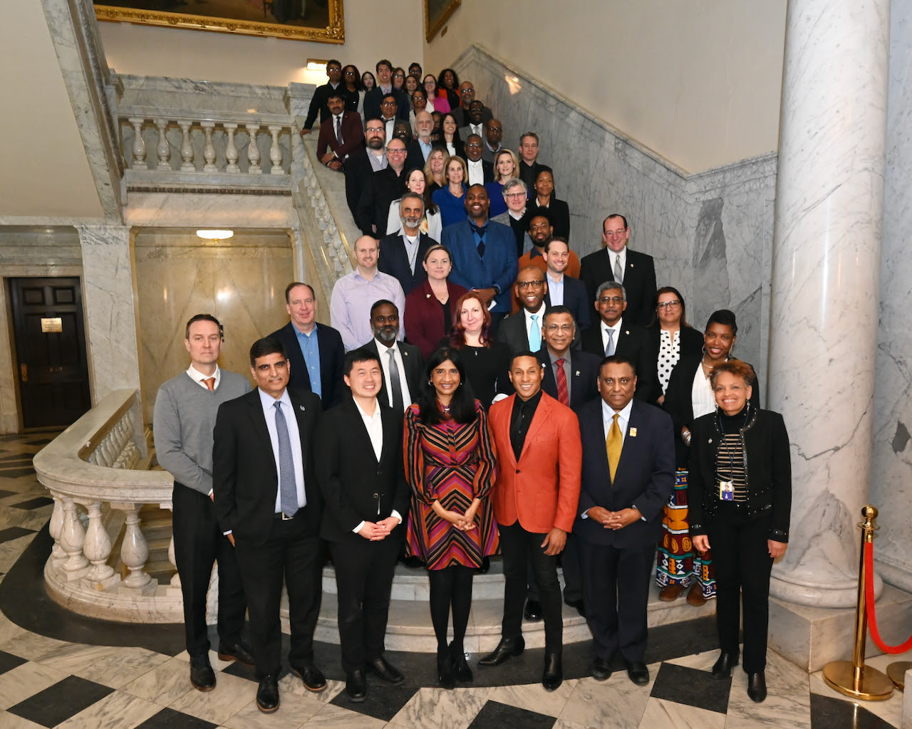 Lt. Governor Miller in group photo