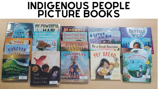 image of 20 picture books in the Indigenous People Picture Books set