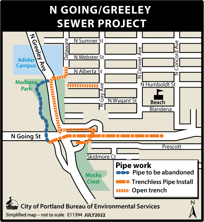 N Going and Greeley Sewer Repair