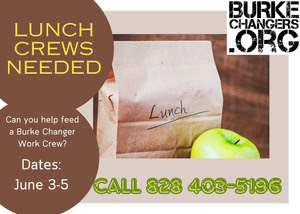 Lunch Crews Needed