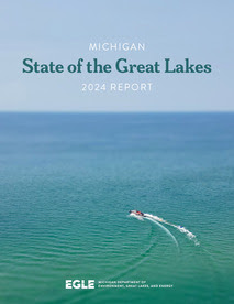 2024 Michigan State of the Great Lakes Report cover