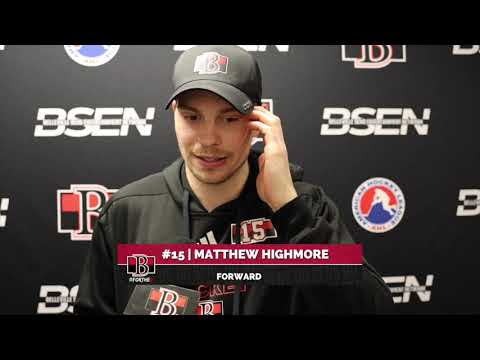 Matt Highmore Postgame Availability - February 9, 2024