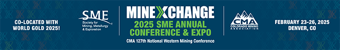 SME MINEXCHANGE | Feb. 23 - 26, 2025 | Denver, CO