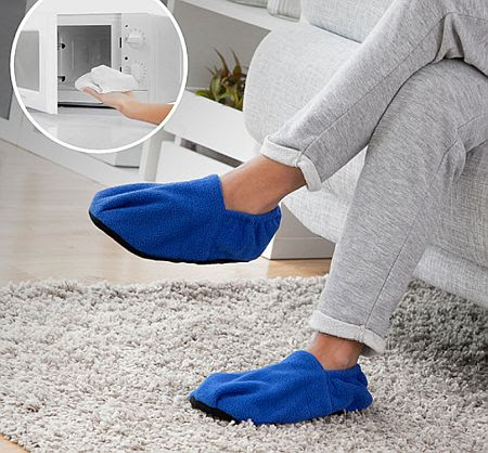 Image of Microwavable Heated Slippers 