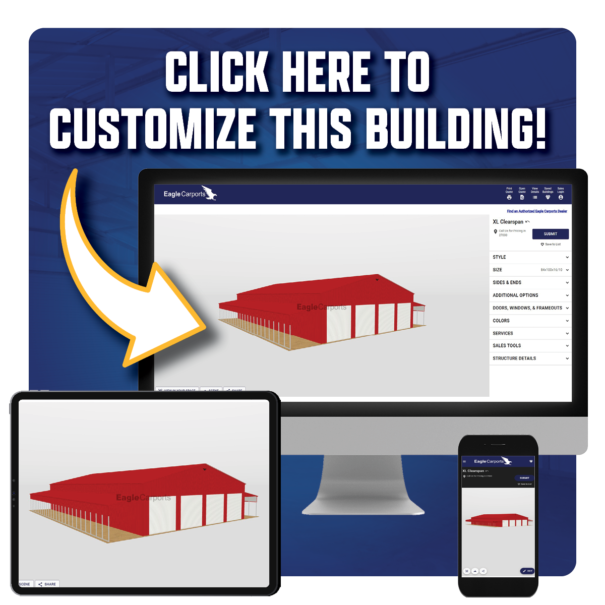 Customize this building in our 3D Builder