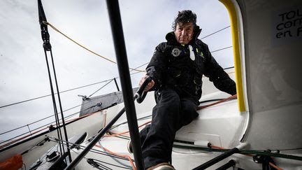 Vendée Globe 2024 : 'Ce qui intéresse les gens, c'est avant tout les histoires que l'on raconte' plutôt que la compétition, tranche le skipper Jean Le Cam