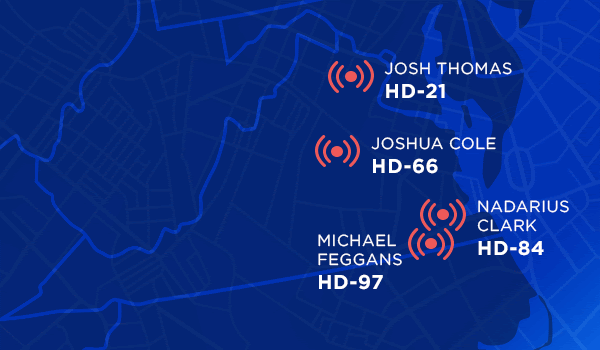 special election type hybrid with blinking districts