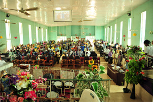 A congregation in Nigeria