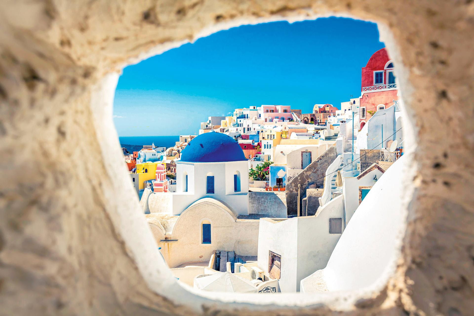 Cruising Santorini in the Greek Isles