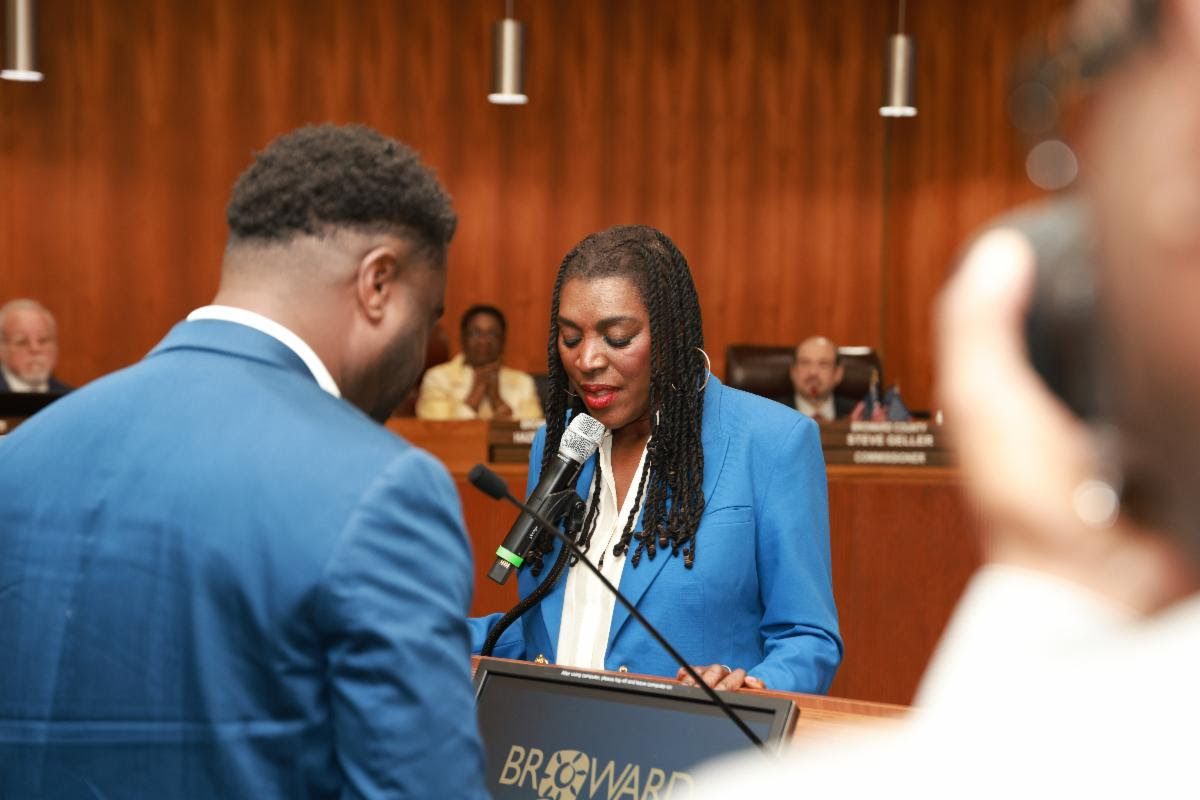 Jamaican Alexandra P. Davis Sworn In As Broward County Commissioner for District 7