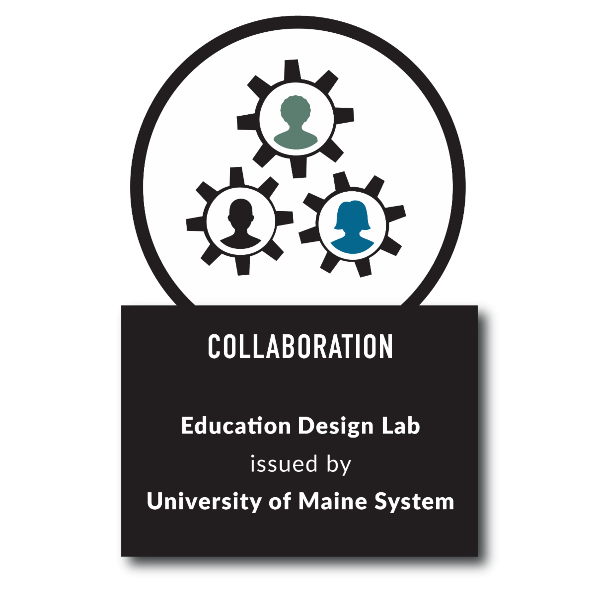 Collaboration micro-badge