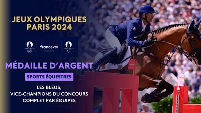 Sports équestres - concours complet par équipes : la France décroche la médaille d'argent