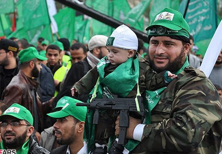 Le Hamas a organisé régulièrement des démonstrations militantes de force à Gaza  avant la guerre du 8 octobre 2023. Photo Hadi Muhhamad, Fars News Agency