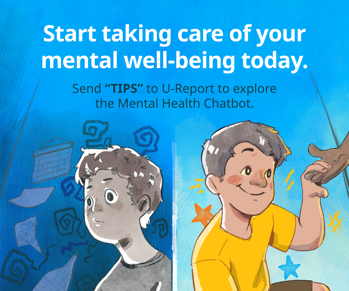 Two sided illustration, one in black & white featuring a stressed out child, the other side is in full colour, the child is smiling and holding hands with an adult. 